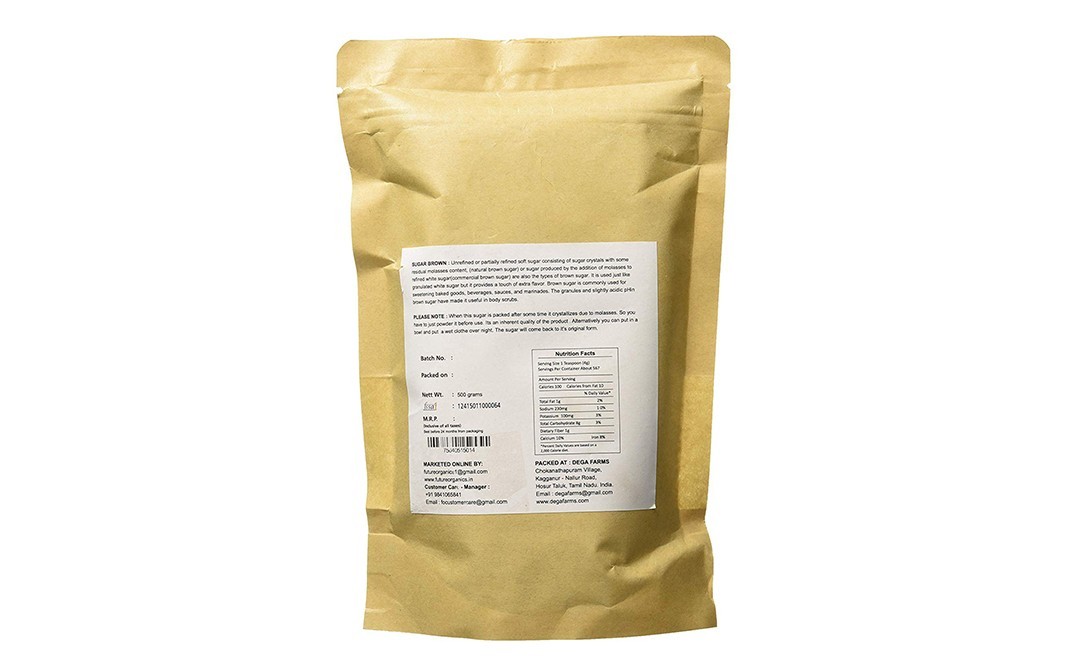 Future Organics Brown Sugar    Pack  500 grams